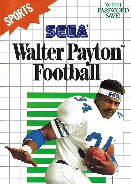 Walter Payton Football Box Art