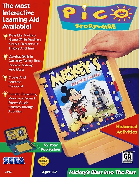 Mickey's Blast into the Past Box Art
