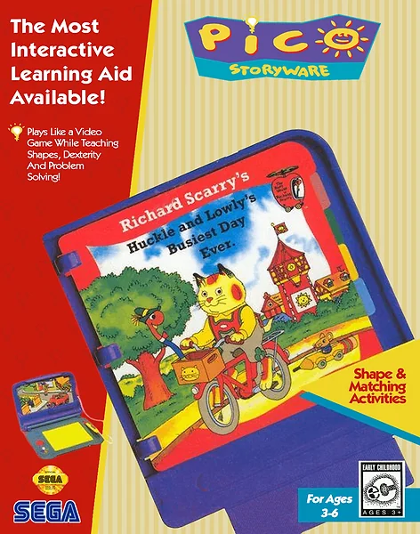 Richard Scarry's Huckle and Lowly's Busiest Day Ever Box Art
