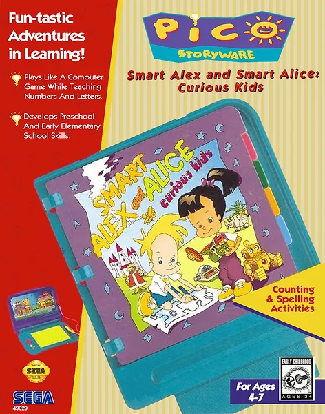 Smart Alex and Smart Alice: Curious Kids Box Art