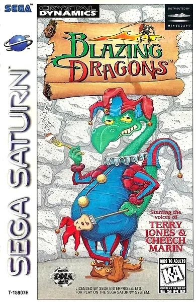 Blazing Dragons box art