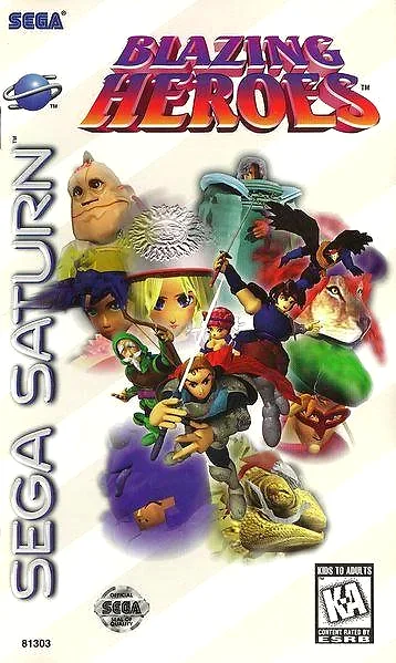 Blazing Heroes box art