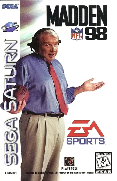 Madden NFL 98 box art