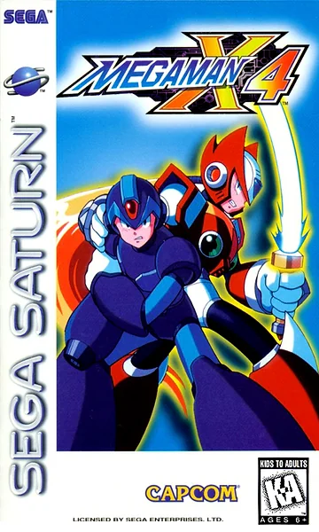 MegaMan X4 box art