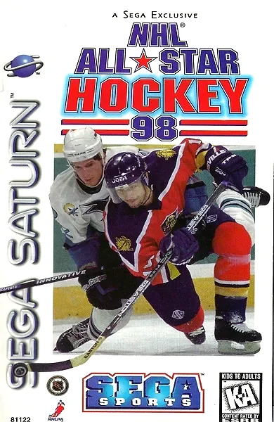 NHL All-Star Hockey 98 box art