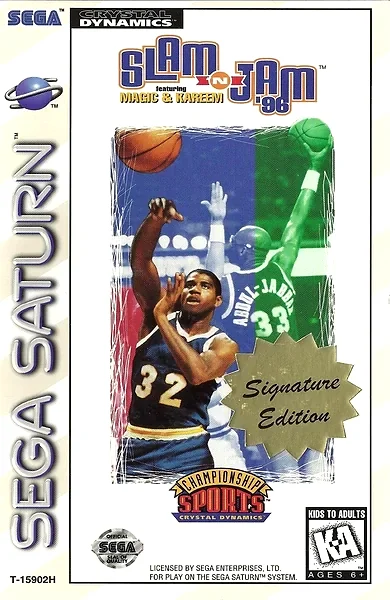 Slam 'N Jam '96 Featuring Magic & Kareem Box Art