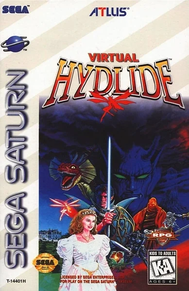 Virtual Hydlide Box Art