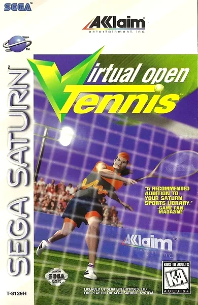 Virtual Open Tennis Box Art