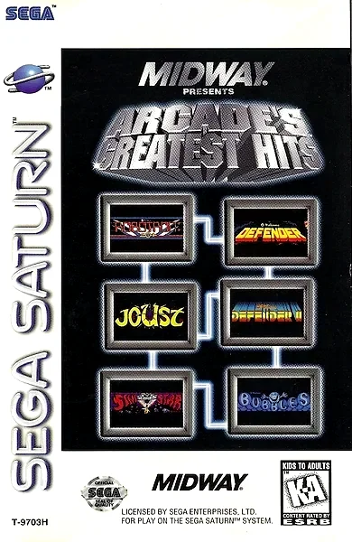 Arcade's Greatest Hits box art
