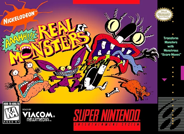 Aaahh!!! Real Monsters box art