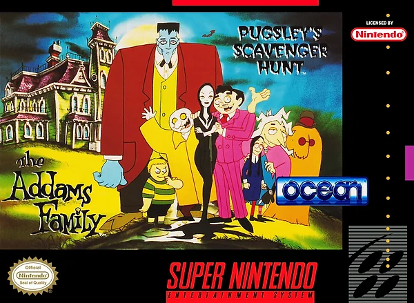 Addams Family: Pugsley's Scavenger Hunt box art