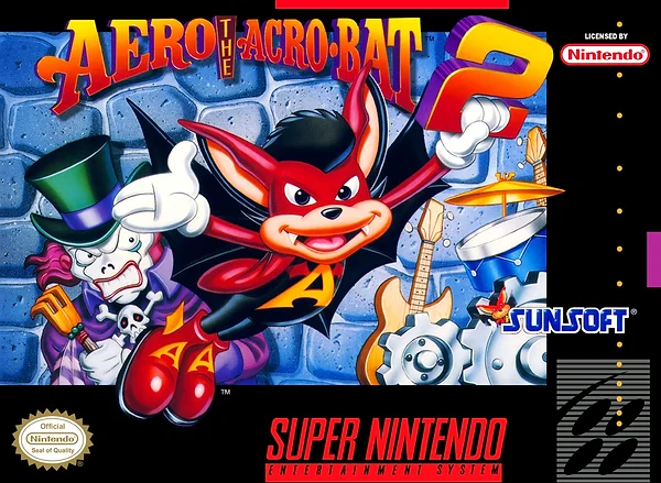 Aero the Acro-Bat 2 box art
