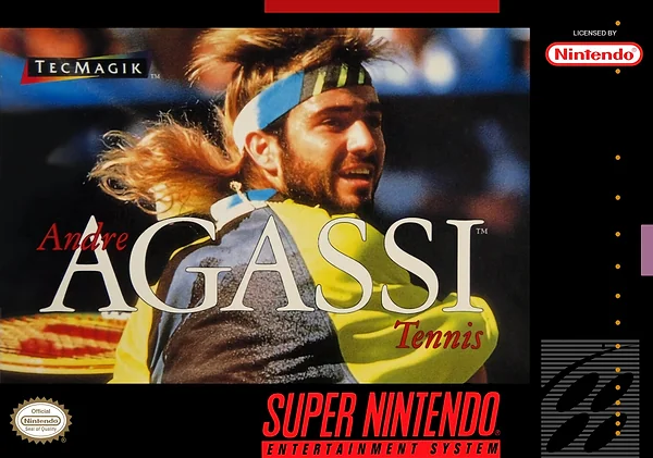 Andre Agassi Tennis Box Art