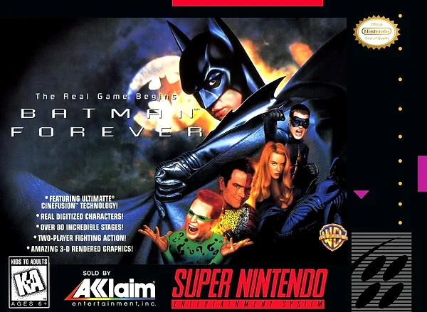 Batman Forever Box Art