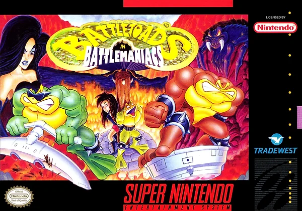 Battletoads in Battlemaniacs box art