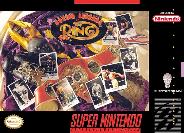 Boxing Legends of the Ring box art