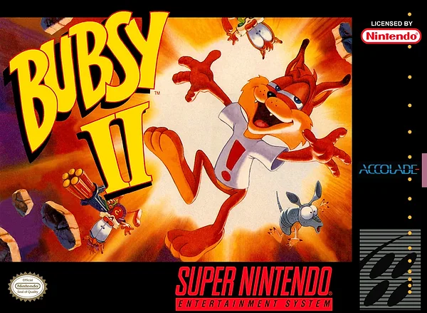 Bubsy II Box Art