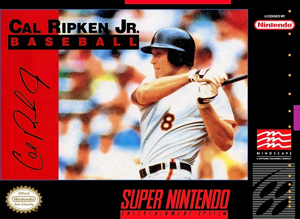 Cal Ripken Jr. Baseball Box Art