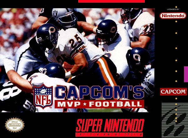 Capcom's MVP Football box art