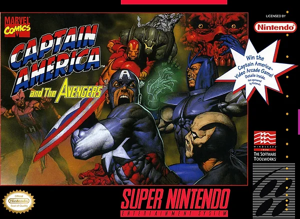 Captain America and the Avengers Box Art