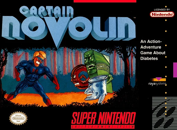 Captain Novolin Box Art