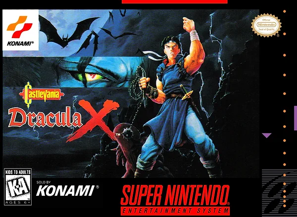 Castlevania: Dracula X Box Art