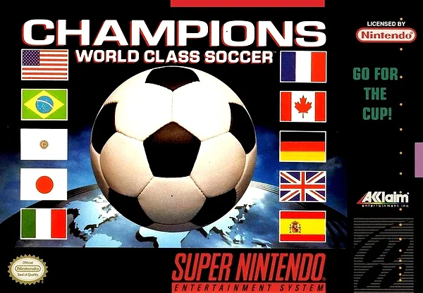 Champions World Class Soccer box art