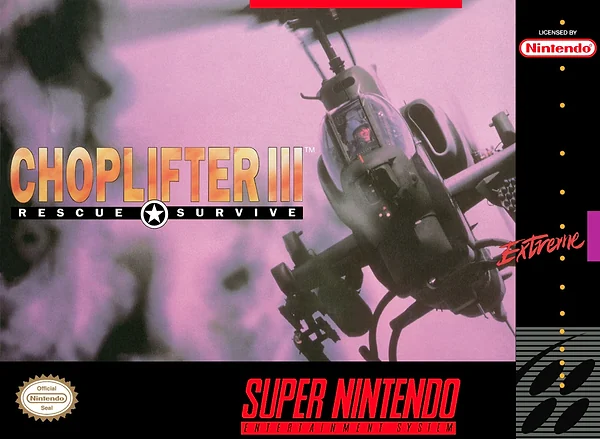 Choplifter III: Rescue Survive box art