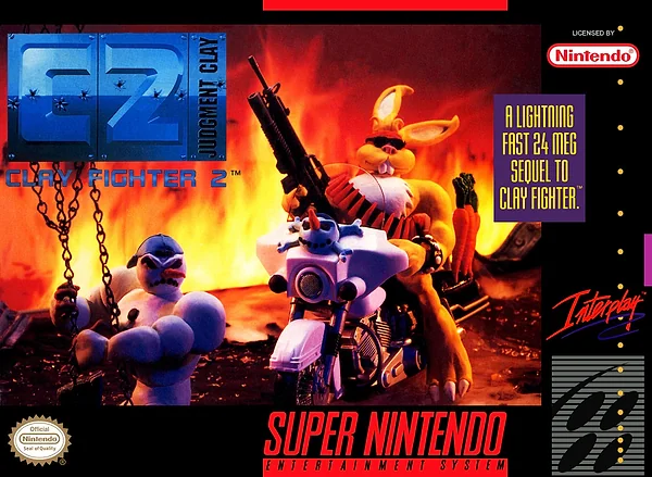 ClayFighter 2: Judgment Clay Box Art