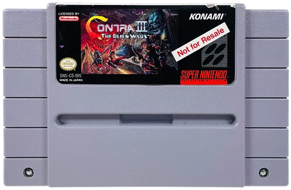 Contra III: The Alien Wars box art