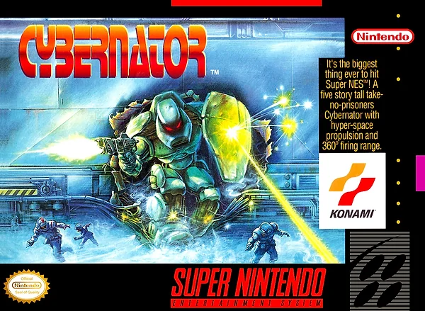 Cybernator box art