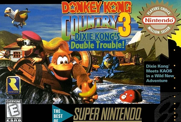 Donkey Kong Country 3: Dixie Kong's Double Trouble! box art