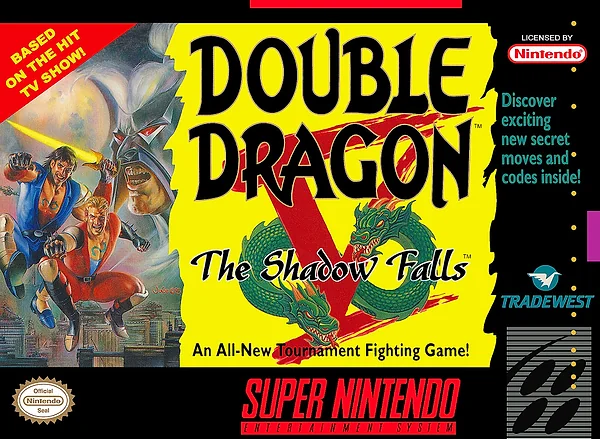 Double Dragon V: The Shadow Falls box art