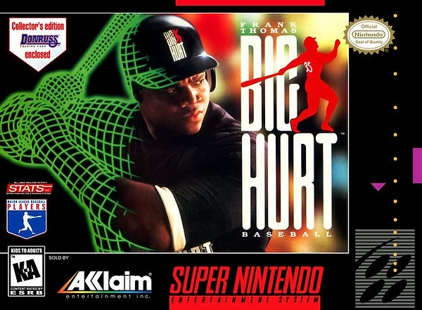 Frank Thomas' Big Hurt Baseball box art