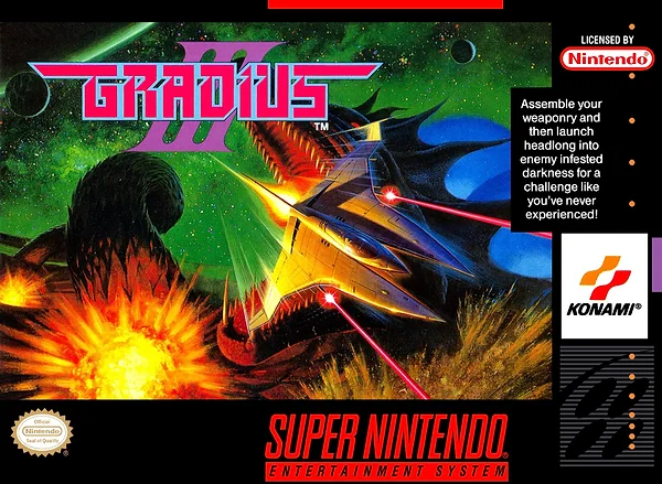 Gradius III box art