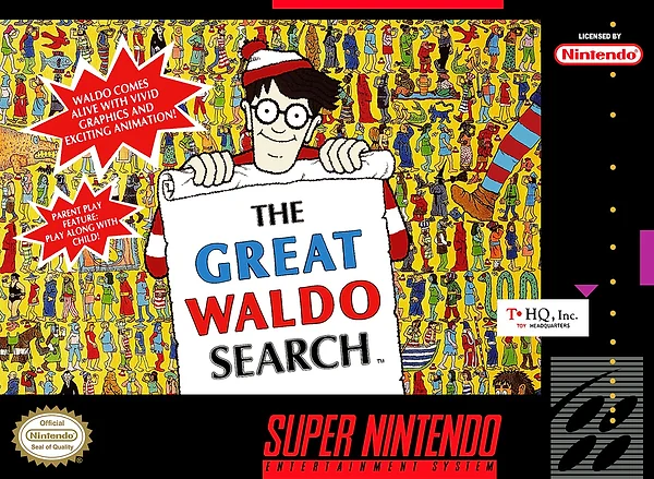Great Waldo Search box art