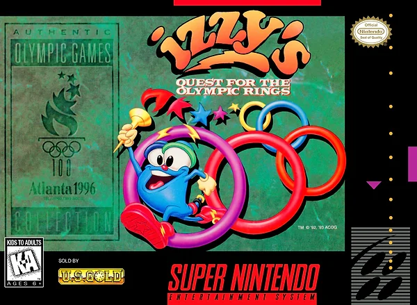 Izzy's Quest for the Olympic Rings Box Art