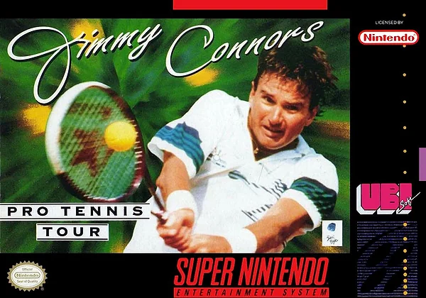 Jimmy Connors: Pro Tennis Tour Box Art
