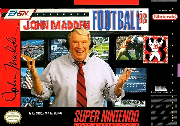 John Madden Football '93 box art