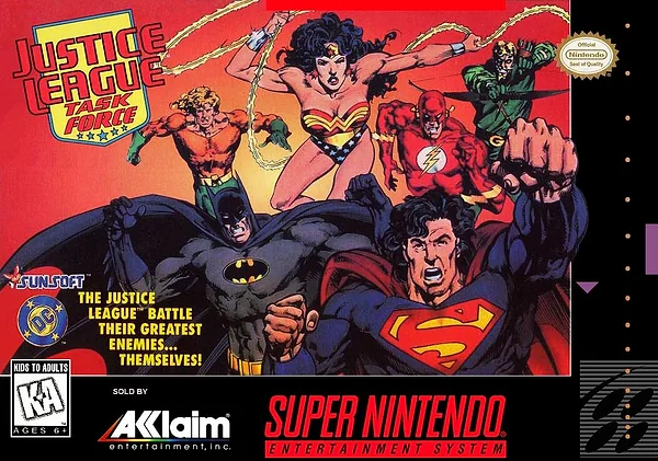 Justice League Task Force Box Art