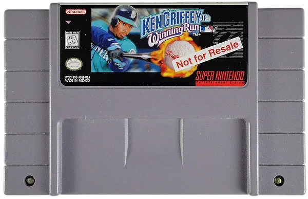 Ken Griffey Jr.'s Winning Run Box Art