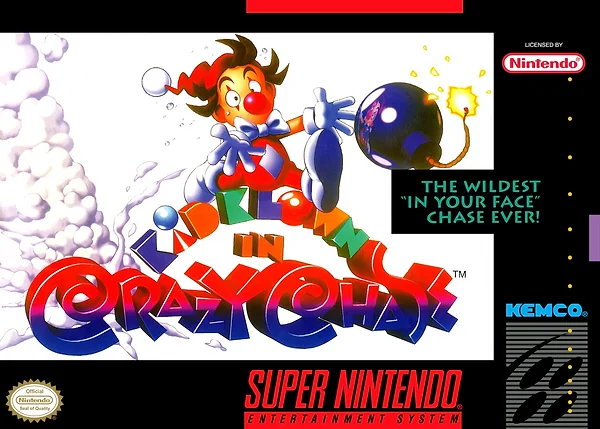 Kid Klown in Crazy Chase Box Art