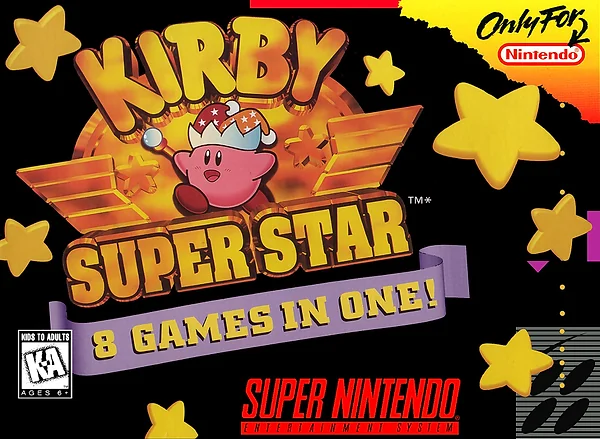 Kirby Super Star box art