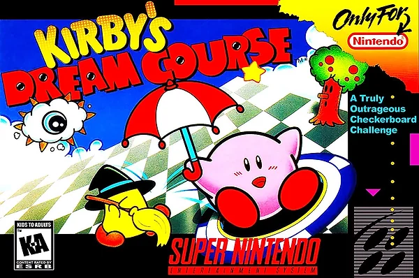 Kirby's Dream Course box art
