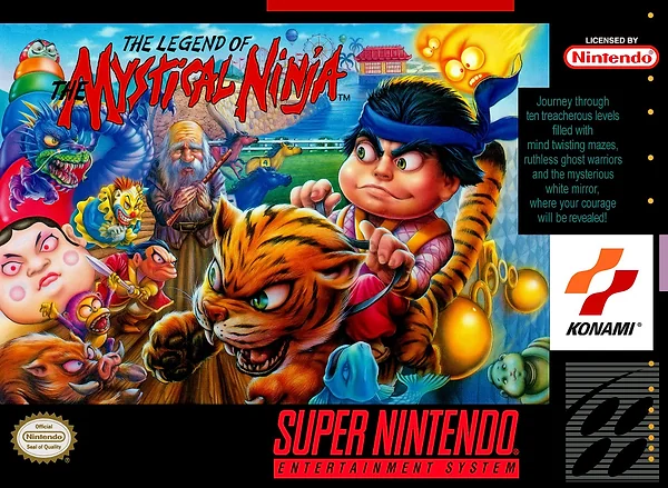 Legend of the Mystical Ninja box art