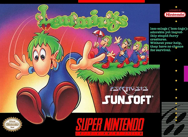 Lemmings Box Art