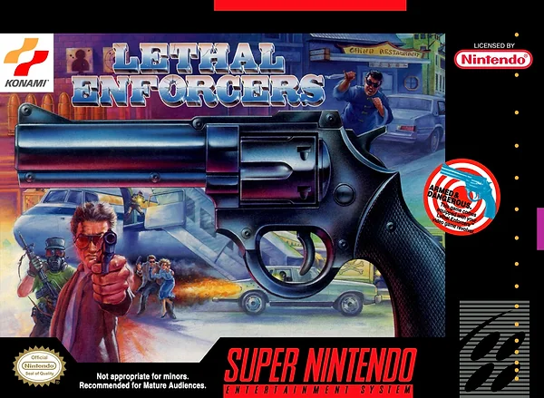 Lethal Enforcers Box Art