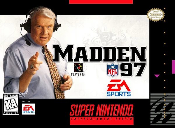 Madden NFL '97 box art