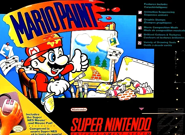 Mario Paint box art