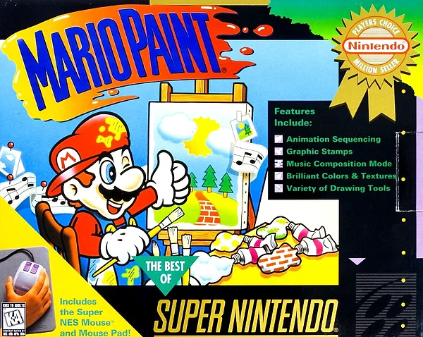 Mario Paint box art
